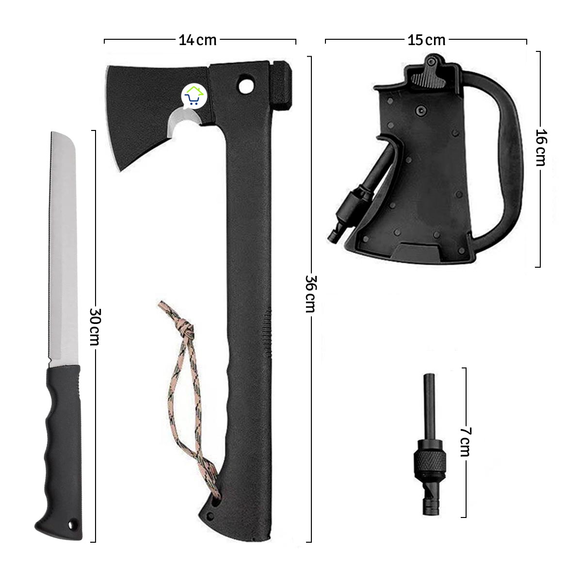 Hacha Tactica 4 en 1 CCCP